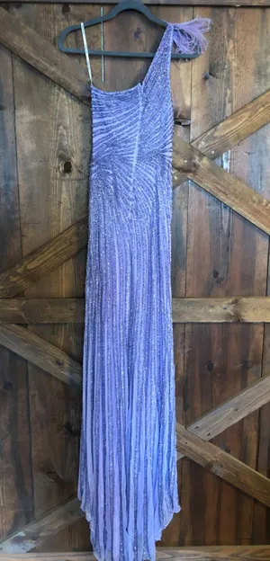 Sherri Hill Purple Prom Dress thumbnail 3