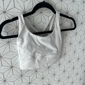 Lululemon Energy Bra Longline White thumbnail 2