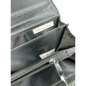 The Metropolitan Wallet Houndstooth Tri-Fold Organizer Black White‎ NWT 7.5x3.5 thumbnail 4