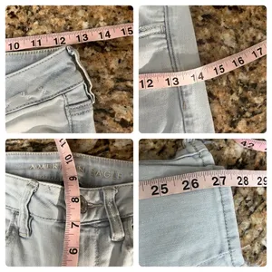 American Eagle Light Wash Next Level Stretch Curvy Super Hi Rise Jegging Jean 2 thumbnail 3