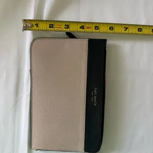 Kate Spade Elegant Black and Cream Clutch thumbnail 3