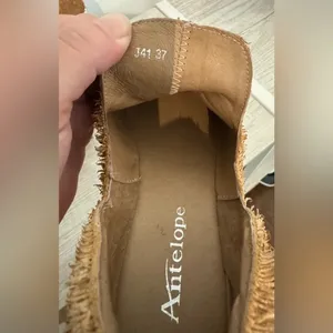 Antelope Comfy Slip On Sneaker Fuzzy Boho Unique Western Artsy Size 37 US 6 thumbnail 8