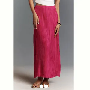 Anthropologie The Tilda Maxi Slip Skirt: Plisse Edition thumbnail 2