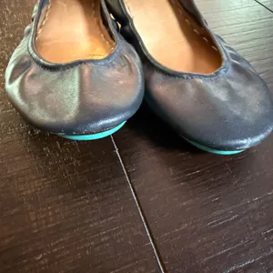 Tieks Ballet Flats Women 9 Matte Black Italian Leather Foldable Classic Office thumbnail 8