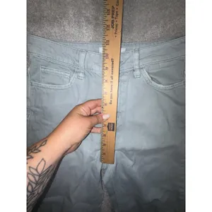 vervet light blue distressed wide leg crop‎ jeans 25 thumbnail 7