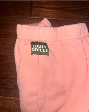 Daily Drills Sweatpants Size M/L #dailydrills #pink #loungewear #trending #parke thumbnail 3
