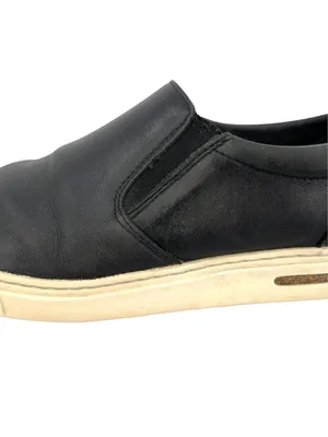 Birkenstock Oswego Black Leather Slip-On Shoes Smart Casual Size 38 EU 7-7.5 US thumbnail 14
