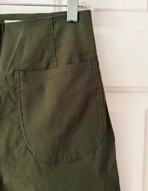 Anthropologie Maeve The Colette Ruffle-Hem Crop Wide-Leg Pants, Size 26 Tall thumbnail 7