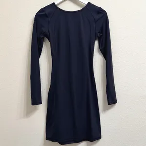 Lululemon Contour Black Mini Dress Athleisure Activewear Size‎ 4 Nulu Yoga thumbnail 3