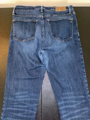Madewell 9" High-Rise Skinny Jeans Dark Wash Denim size-28 thumbnail 4