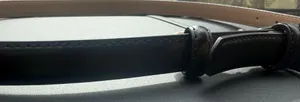 Elegant Black and Tan Women's Belt thumbnail 1