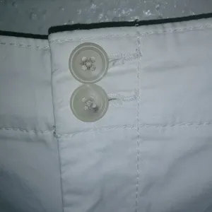 Banana Republic 6 High Rise Stretch Bermuda White Shorts thumbnail 3
