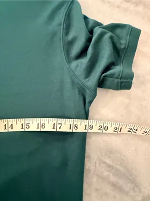 NWOT Lands End Size S Forrest Green Short Sleeve Collared Polo Shirt thumbnail 8