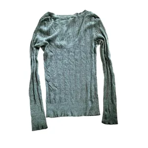 Y2K Aeropostale Ribbed V-Neck Sweater Size L thumbnail 2