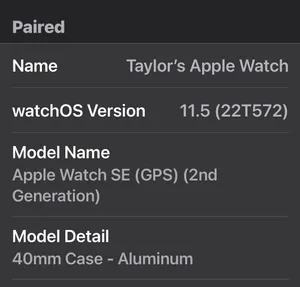 2022 SE 2nd Gen Apple watch thumbnail 2