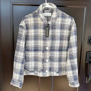 NWT Blank NYC Once In A Lifetime Cropped Tweed Shacket Size XS Retail $128.00 thumbnail 6