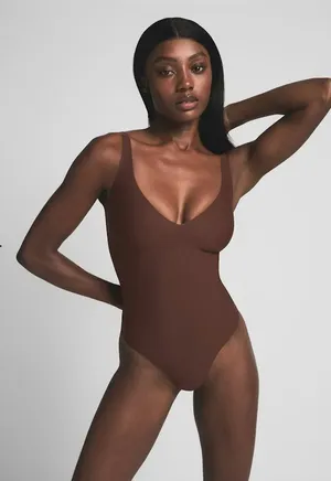 SKIMS Body Unlined Plunge Bodysuit L thumbnail 2