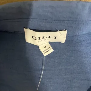 NWT Gilli Medium Blue Wrap Drape Dress‎ Medium Blue thumbnail 4
