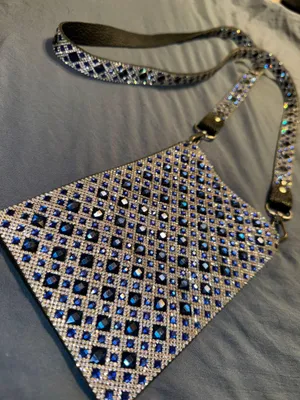 Crossbody Phone Purse Blue thumbnail 4
