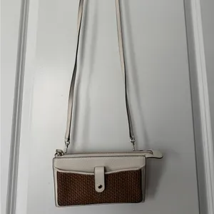 Kate Spade White and Brown Crossbody Bag thumbnail 4