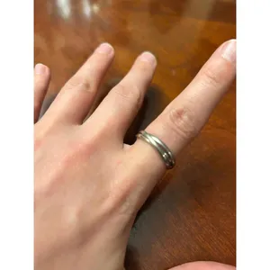 Ring 925 sterling silver size 8.25 unique 2.75 grams thumbnail 3