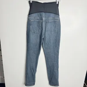 Madewell The Maternity Over-the-Belly Perfect Vintage Jean‎ Decatur Wash Size 25 thumbnail 3