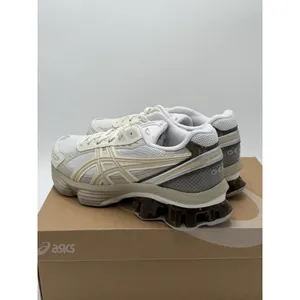 Asics Gel Kinetic Fluent Mens Size 8.5 / Womens 10 White / Marzipan 1203A591-102 thumbnail 5