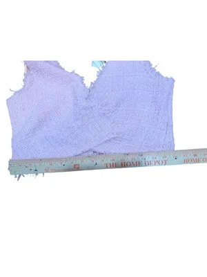 Handmade OOAK Pink Tweed Boucle Fringe Crop Top You Go Girl Back S M Barbiecore thumbnail 5