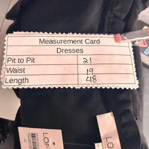 Loft Babydoll Maxi Dress Black‎ 16 thumbnail 8