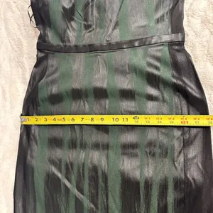 Jay Godfrey Emerald Black One-Shoulder Cocktail Mini Dress Size 8 thumbnail 12