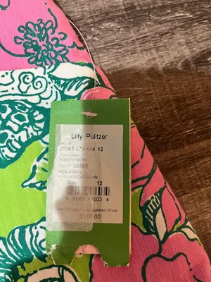 LILLY PULITZER Roslyn Skirt in New Green Bloomin’ Cacoonin’ thumbnail 5