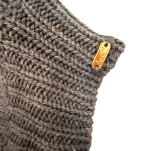 Dex Knit Batwing Sleeve Pullover Sweater Women's‎ Small Gray Boho Hippie Retro thumbnail 2