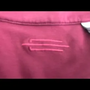 Burgundy‎ Quarter Zip Pima Cotton Golf Sweatshirt thumbnail 4