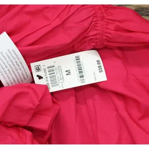 NWT And Now This Womens Cutout Fit & Flare Puff Sleeve Dress Pomegranate Red M thumbnail 5