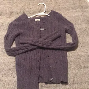 Aerie Lavender cable knit sweater thumbnail 1