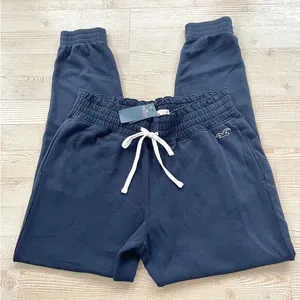Hollister New High Rise Jogger Sweatpants | Navy Size Medium thumbnail 1