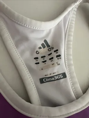 Adidas Clima cool two tone purple racer back tank size medium thumbnail 2
