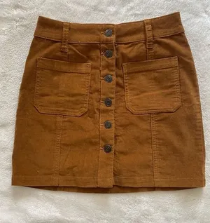 Mudd Y2K Corduroy Button Up Mini Skirt size 0 thumbnail 1