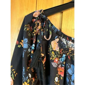 MISS ME Floral Off the Shoulder Dress Size M Viscose (0003) thumbnail 4