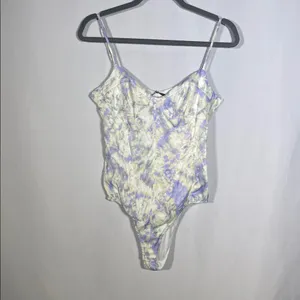 Zara Womens Tie Dye Bodysuit Medium New With Tags 3665/653/050/M thumbnail 2