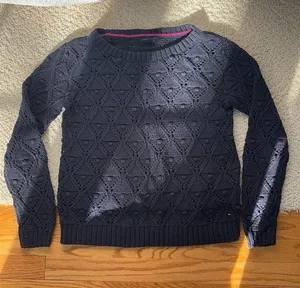 Tommy Hilfiger navy sweater thumbnail 1