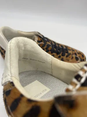 Dolce Vita Notice Stitch Sneakers Dark Leopard Calf Hair Size 9.5 NWOB thumbnail 12