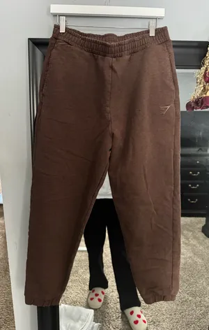 Gymshark Sweatpants Brown thumbnail 1