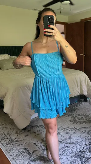 Lane 201 Blue Satin Romper thumbnail 3