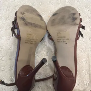 Steve Madden Alanaa Strappy Brown Leather Heels Size 7M thumbnail 4
