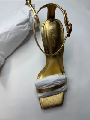 Cult Gaia Sunella Sandal Gold Color Size 39 EU/ 9 US thumbnail 4