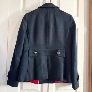 BANANA REPUBLIC WOMEN'S MINI PEACOAT NAVY WITH GOLD BUTTONS Small thumbnail 3