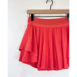 Lululemon Womens Skort Red Court Rival Swift High Rise Mini Skirt Lined Size 6 thumbnail 5