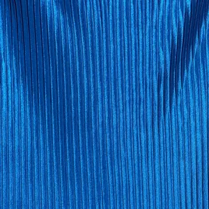 Hello‎ Molly Plisse Lovers Blue Mini Dress Pleats Strapless Homecoming Size 8 thumbnail 6