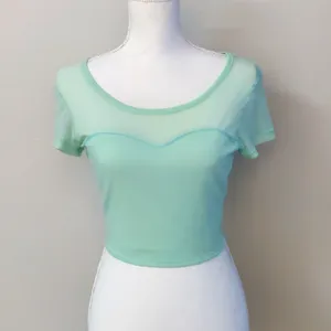 LA hearts mint green blouse size small thumbnail 2